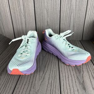 Hoka One One Rincon 3 Women's 5.5 B Blue/Purple Running Sneaker 1119396 BGCV
